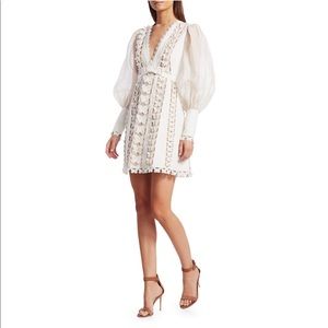 Zimmermann Butterfly Lace Silk & Linen Dress